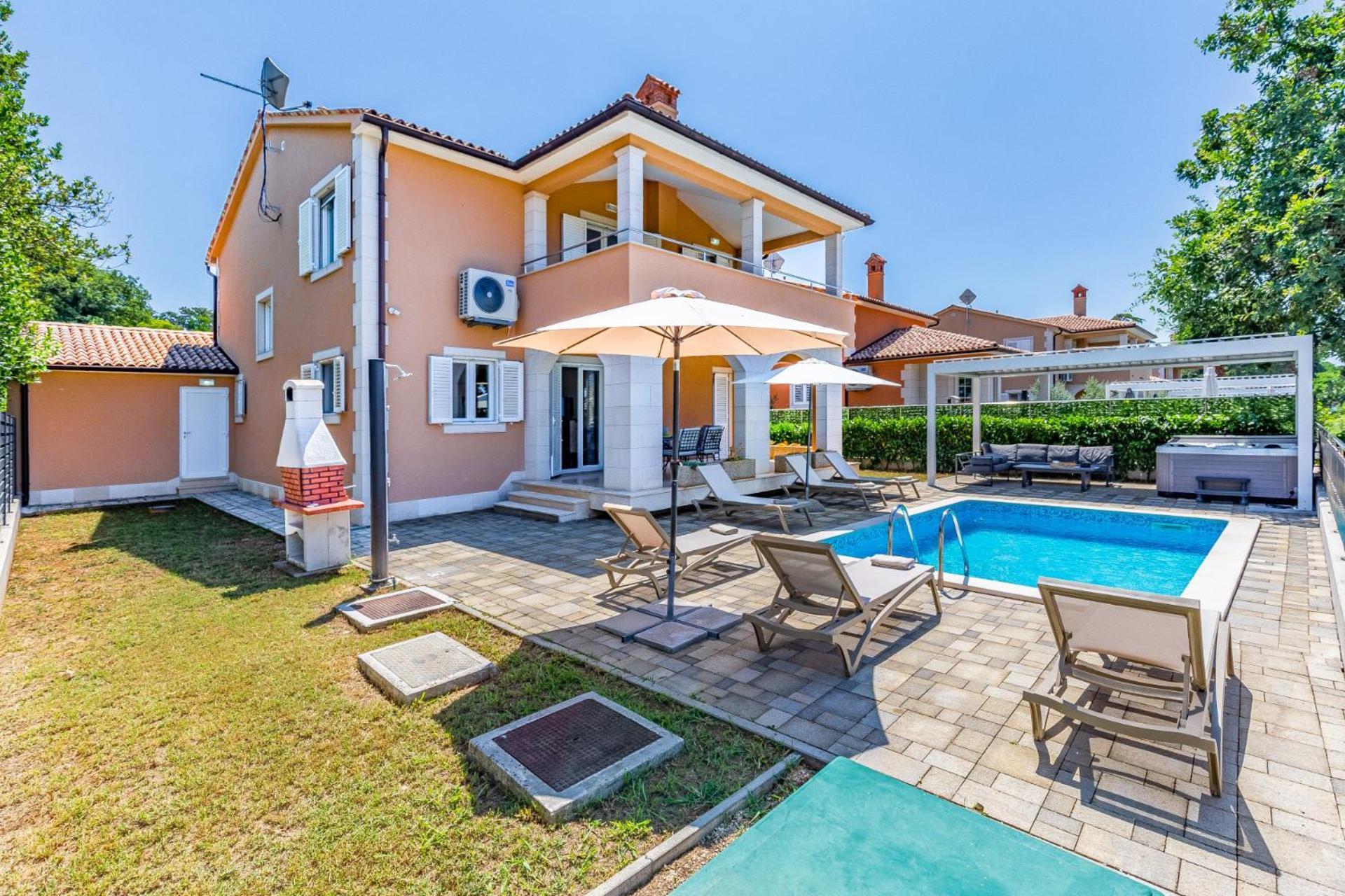 Villas Lotus With Pool And Jacuzzi Pola Esterno foto