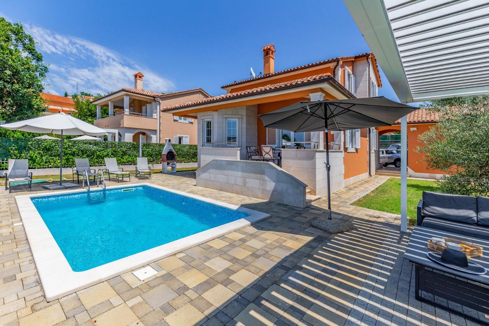 Villas Lotus With Pool And Jacuzzi Pola Esterno foto